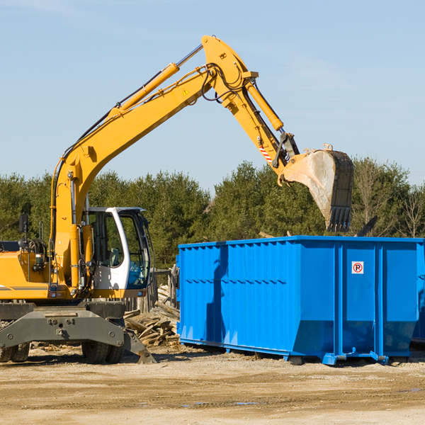 can i choose the location where the residential dumpster will be placed in Mustang Oklahoma